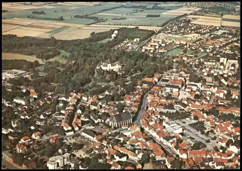 Ansichtskarte Bückeburg Luftbild Luftaufnahme 1981