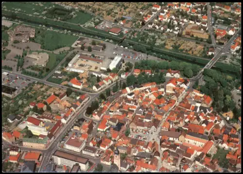 Ansichtskarte Tauberbischofsheim Luftbild Luftaufnahme 1975