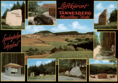 Tännesberg Mehrbildkarte mit div. Umland- und Ortsansichten 1990