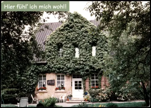 Ansichtskarte Tecklenburg Landhaus-Pension Upmeyer Dorfstraße 1998 Automaten-BM