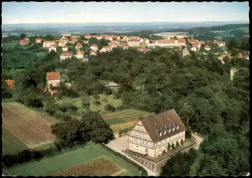 Tecklenburg Luftbild Luftaufnahme mit Jugendherberge Am Herrengarten 1965