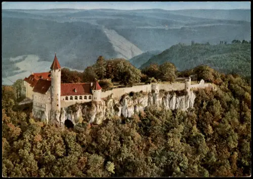 Kirchheim unter Teck Burg Teck Schwäbische Alb Panorama Blick 1970