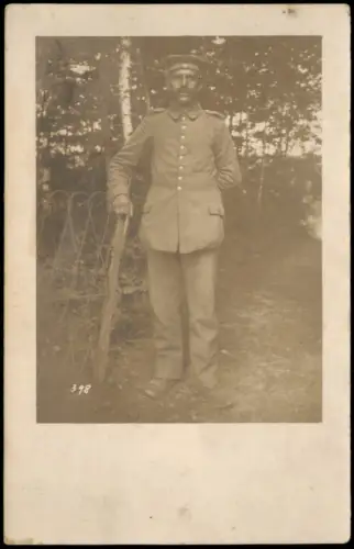 Soldat des Landwehr-Grenadier-Regiments Nr 100 1915 Feldpost XIX Ersatzdivision