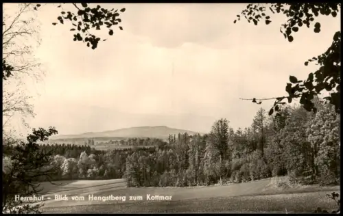 Ansichtskarte Herrnhut Blick vom Hengstberg zum Kottmar 1972
