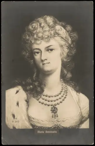 Ansichtskarte  Portrait Marie Antoinette, Königin von Frankreich 1905