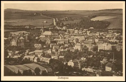 Ansichtskarte Zschopau Stadt 1928