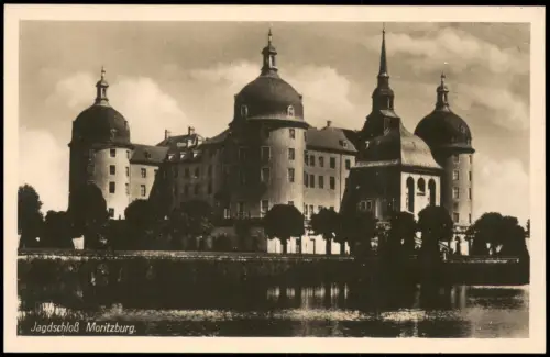 Ansichtskarte Moritzburg Kgl. Jagdschloss - Fotokarte 1932