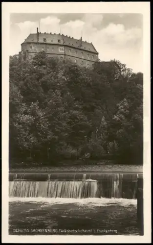 Frankenberg (Sachsen) Schloß Sachsenburg Volksschulheim Wehr 1928