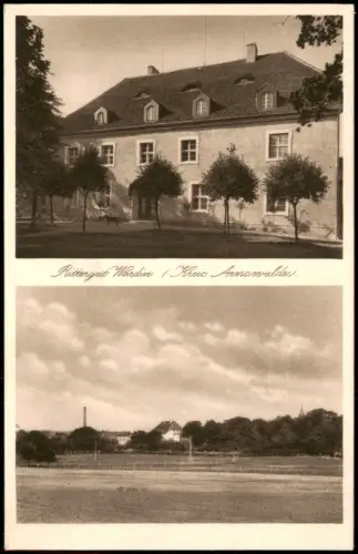 Postcard Wardin b. Arnswalde Wardyń Choszczno 2 Bild Rittergut 1926  Pommern