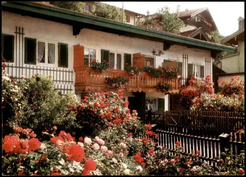 Ansichtskarte Tegernsee (Stadt) Haus in der Rosenstraße 1990