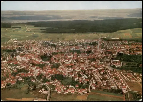 Trossingen Luftaufnahme Luftbild Gesamtansicht v. Flugzeug aus 1962