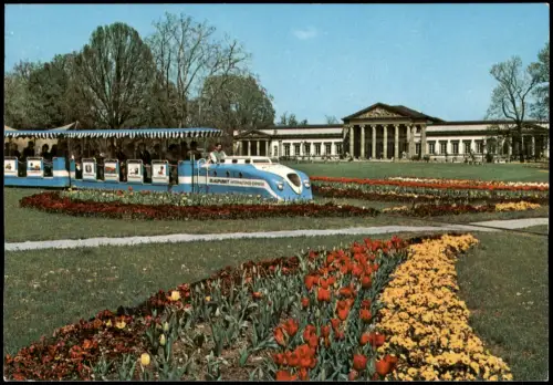 Ansichtskarte Stuttgart BUNDESGARTENSCHAU Park-Eisenbahn 1977