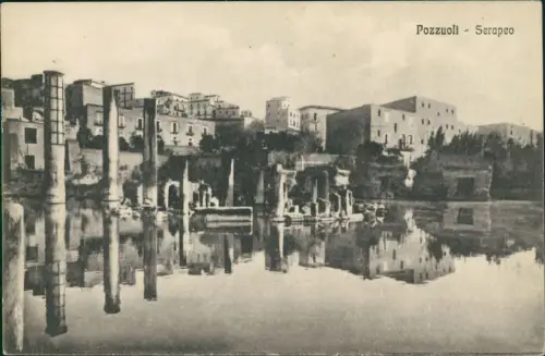Cartolina Pozzuoli Serapeo 1917