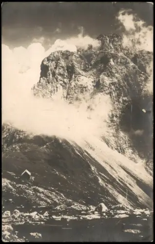 Kamniška Bistrica-Kamnik Bergmassiv mit der Zois-Hütte   1923 Privatfoto
