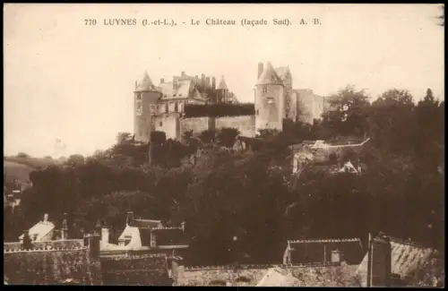 CPA Luynes Schloss Luynes, Südfassade 1910