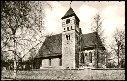 Ansichtskarte Balingen Friedhofskirche 1956