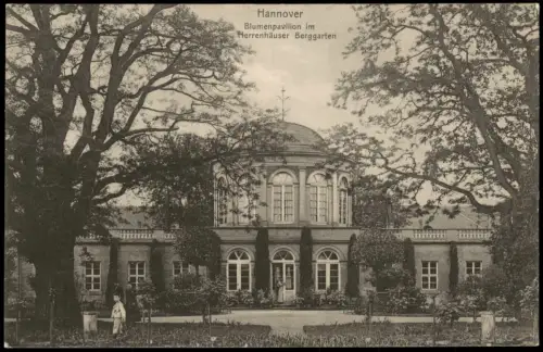 Herrenhausen-Hannover Blumenpavillon im Herrenhäuser Berggarten 1910