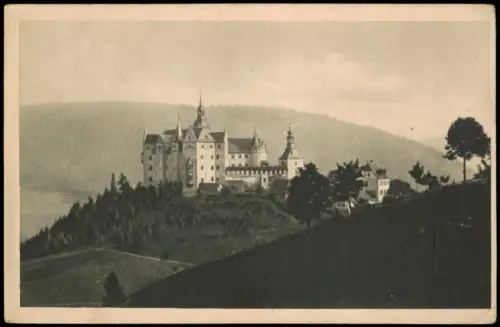 Ansichtskarte Lauenstein-Ludwigsstadt Burg Lauenstein, Westseite 1930