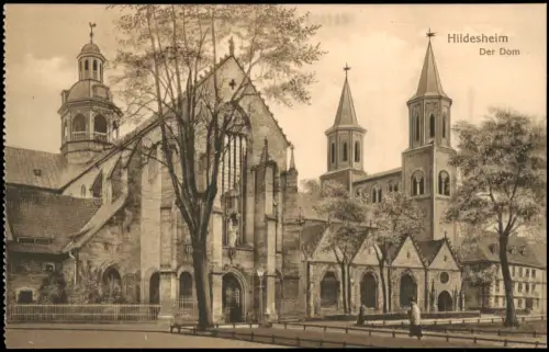 Ansichtskarte Hildesheim Der Dom 1916