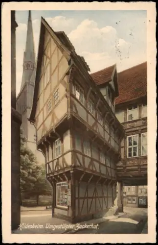 Ansichtskarte Hildesheim Umgestülpter Zuckerhut 1929