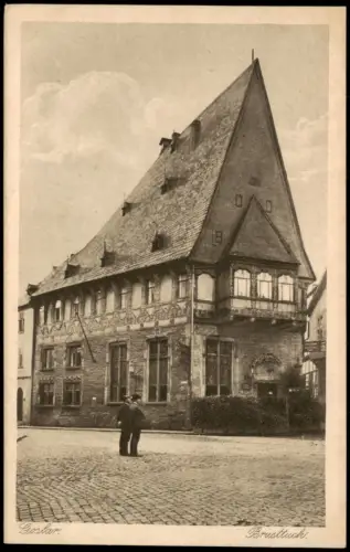 Ansichtskarte Goslar Historisches Gildehaus Brusttuch 1930