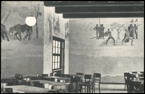 Münster (Westfalen) Mannschaftsraum  Wandgemälden, Fliegerkaserne Münster 1937