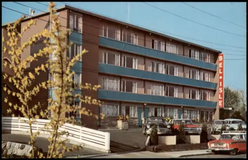 Postcard Victoria Bel-Isle Motel 1962