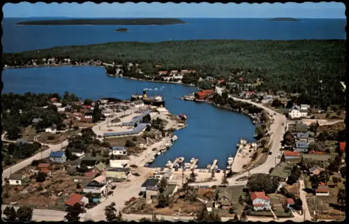 Postcard Tobermory Luftaufnahme von Tobermory 1971