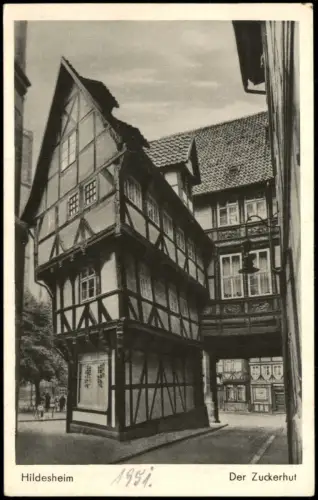 Ansichtskarte Hildesheim Der Zuckerhut 1951