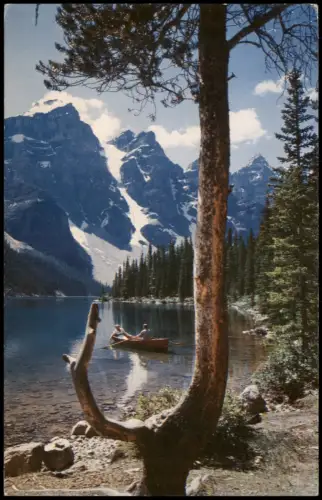 Banff (Alberta) Moraine Lake im Valley of the Ten Peaks, Banff National Park 1960