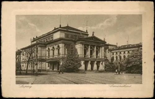 Ansichtskarte Leipzig Neues Gewandhaus 1930