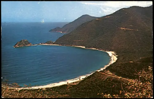 Postcard Cata (Venezuela) Bahia de Cata 1960