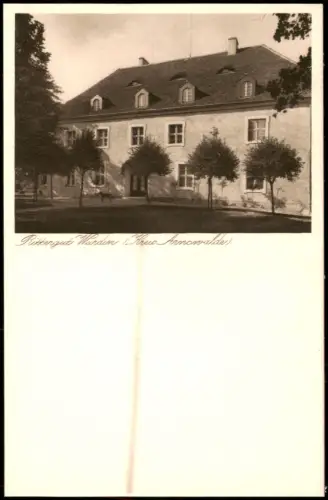 Postcard Wardin b. Arnswalde Wardyń Choszczno Rittergut 1934 Pommern
