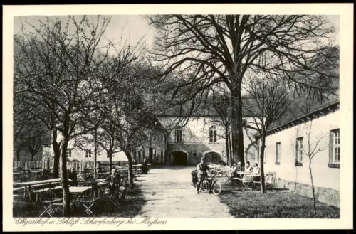 Pegenau-Klipphausen Elbasthof u. Schloss Scharfenberg bei Meißen 1928