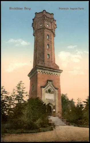 Ansichtskarte Rochlitz Rochlitzer Berg Friedrich August-Turm 1928