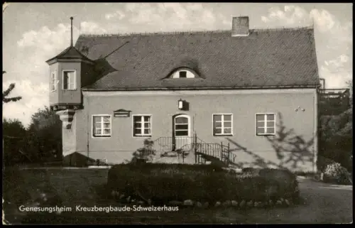 Jauernick-Buschbach-Markersdorf Oberlausitz Kreuzbergbaude-Schweizerhaus 1970