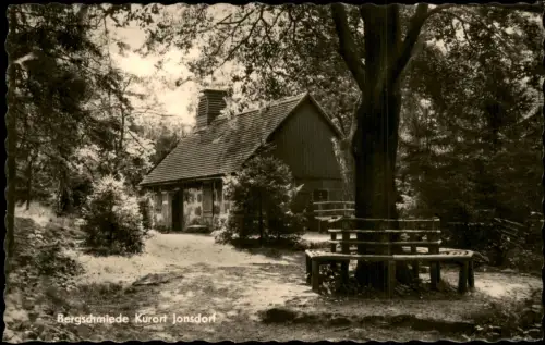 Ansichtskarte Jonsdorf Bergschmiede im Zittauer Gebirge zur DDR-Zeit 1964
