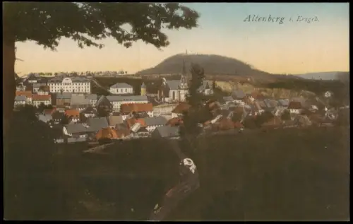 Ansichtskarte Altenberg (Erzgebirge) Fernblick auf die Stadt 1910