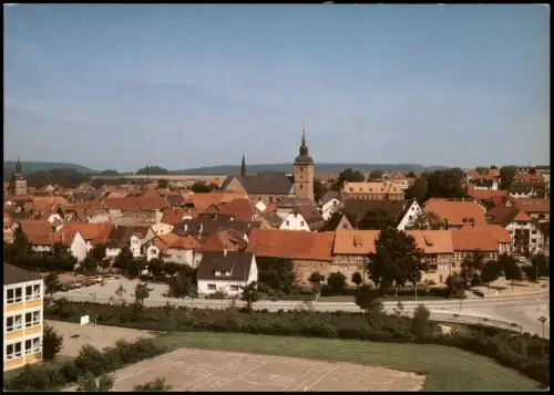 Ansichtskarte Buchen (Odenwald) Panorama Teilansicht 1980