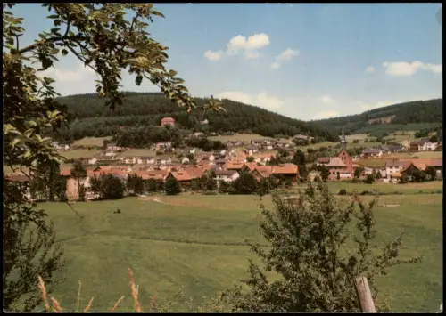 Buchen (Odenwald) Panorama von Buchen 7 Ortsteil Hettigenbeuern Odenwald 1980