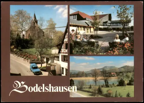 Ansichtskarte Bodelshausen Mehrbildkarte mit 3 Ortsansichten 1991