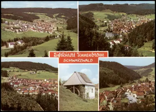 Ansichtskarte Tennenbronn-Schramberg Mehrbildkarte mit 5 Ortsansichten 1969