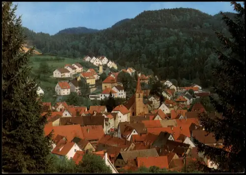 Ansichtskarte Velden/Pegnitz Panorama Stadtteilansicht 1980