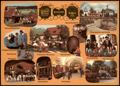 Ansichtskarte Cleebronn Mehrbildkarte Altweibermühle 1982