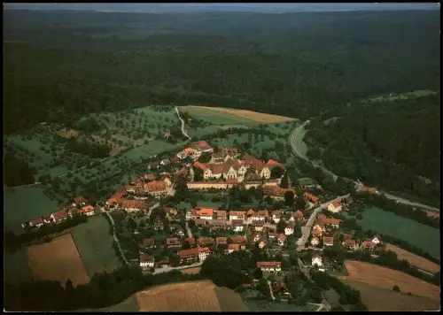 Bebenhausen-Tübingen Panorama Luftaufnahme mit ehem. Cistercienserkloster 1980