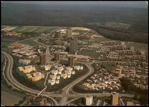 Tübingen Luftbild Stadtteil Waldhäuser-Ost v. Flugzeug aus 1975