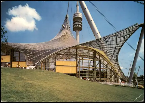 München Swimming stadium Olympia-Schwimm-Stadtion Olympiaturm 1972