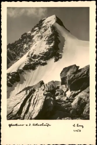 Ansichtskarte Kals am Großglockner Großglockner von der Adlersruhe 1939