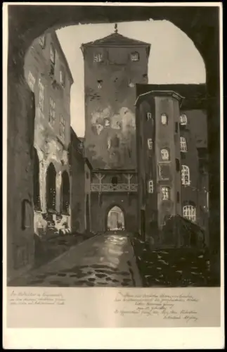 Rügenwalde Darłowo Stadtschloss  Schloss der Pommerschen Herzöge 1943 REPRO