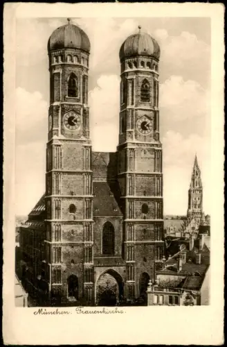 Ansichtskarte München Frauenkirche 1935